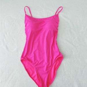 Super pretty pink Athleta one piece
